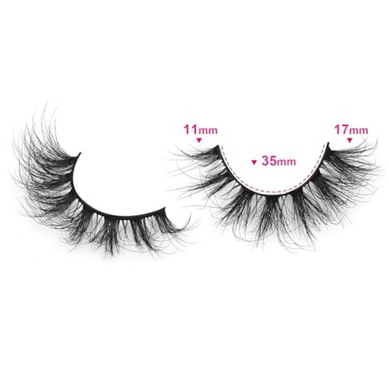 Cat Eye Lashes Fairy Eyelashes Wispy Fluffy False Eyelashes Fox Strip Fake Eyelashes 5 Styles Mixed Fluffy Mink Lashes with Long Tail Eye Lashes Pack 5 Pairs