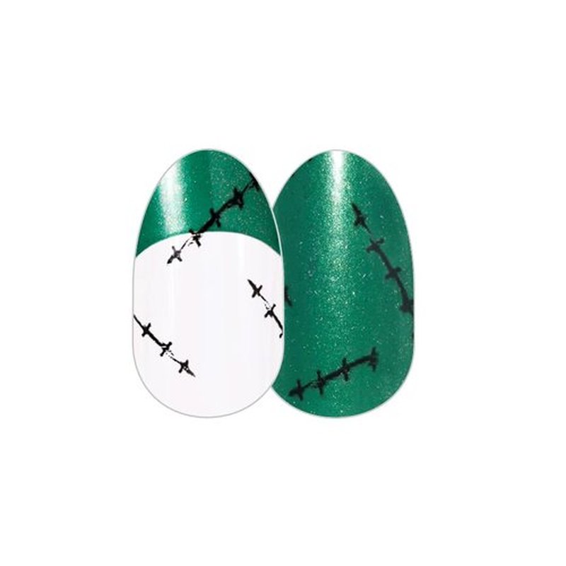 Color Street 'Frank And Shine' (FNS007) - French Tip Nail Polish Strips Don't Be Afraid - Halloween 2023