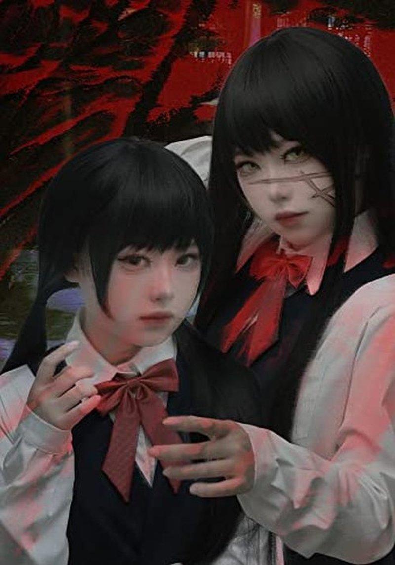 C-ZOFEK Cosplay Wig for Halloween Cosplay Costume (Black)
