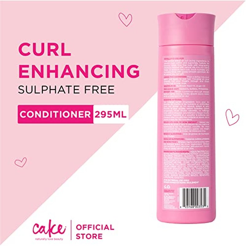 Cake Beauty The Curl Next Door Curl Enhancing Conditioner, 10 Ounce (Pack of 2)