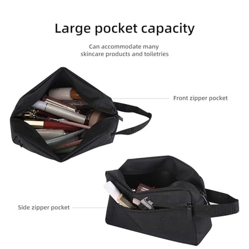 Icramsy Travel Toiletry bag Toiletry bag for women men Hanging toiletry bag Cosmetic bag Travel accessories for Women Men (Pink)