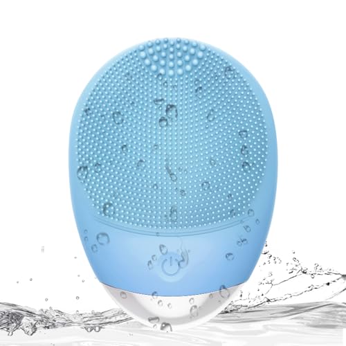 Facial Cleansing Brush face Scrubber Waterproof and Rechargeable Face Scrub Brush for Men & Women, Electric Silicone Face Scrubber for Facial, Electric Deep Cleaning, Exfoliating and Massaging