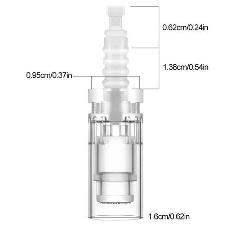 5pcs 5D Silicone Cartridges for Bayonet Microneedle Disposable Replacement N2 M5 M7 Microneedling Pen