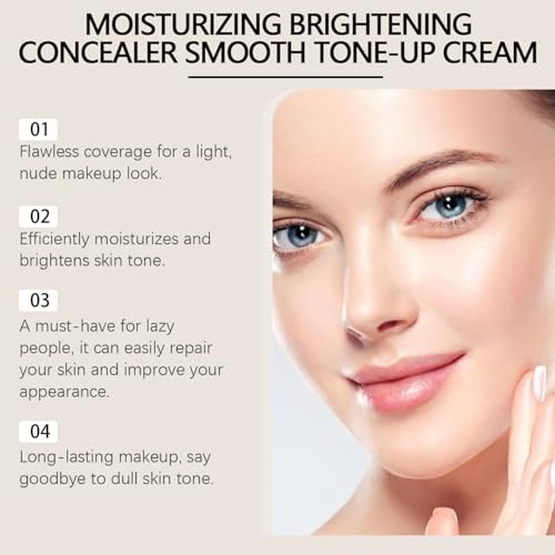 Ownawant Crema De Maquillaje, Moisturizer Brightening Concealer Smooth, Tone Up Cream, Ownawant Cream Makeup Concealer (1)