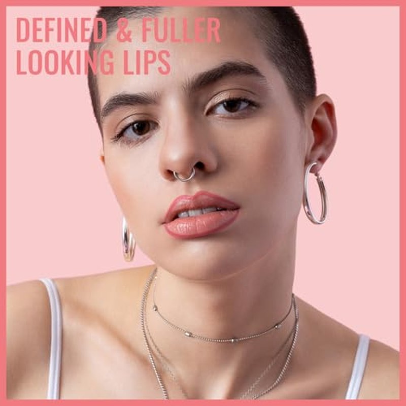 Lip Liner - Lip Liner Stain, Peel Off Lip Liner Tattoo, Long Lasting Lip Stain Peel Off with Natural Finish, Easy to Use, Waterproof, Smudge-proof, Transfer-proof, Highly Pigmented Color, Coffee