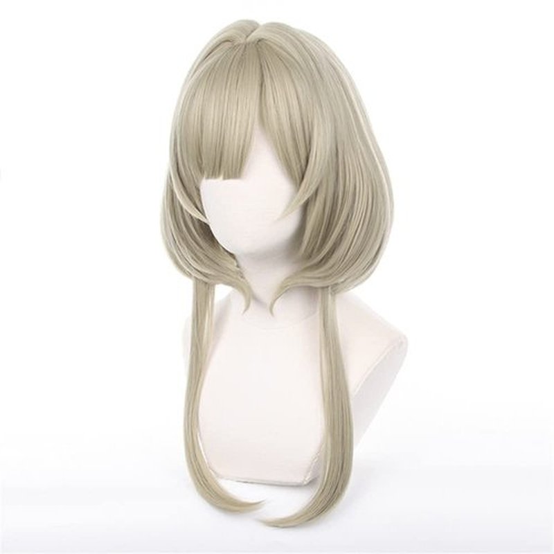 Mystylecos Sandrone Grey Wig with Bangs Genshin Impact Cosplay Layered Wig
