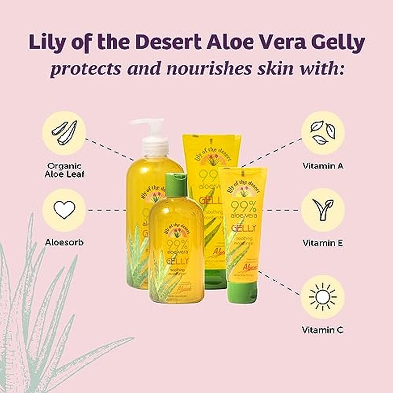 Lily of the Desert: Aloe Vera Gelly, 12 oz (3 pack)