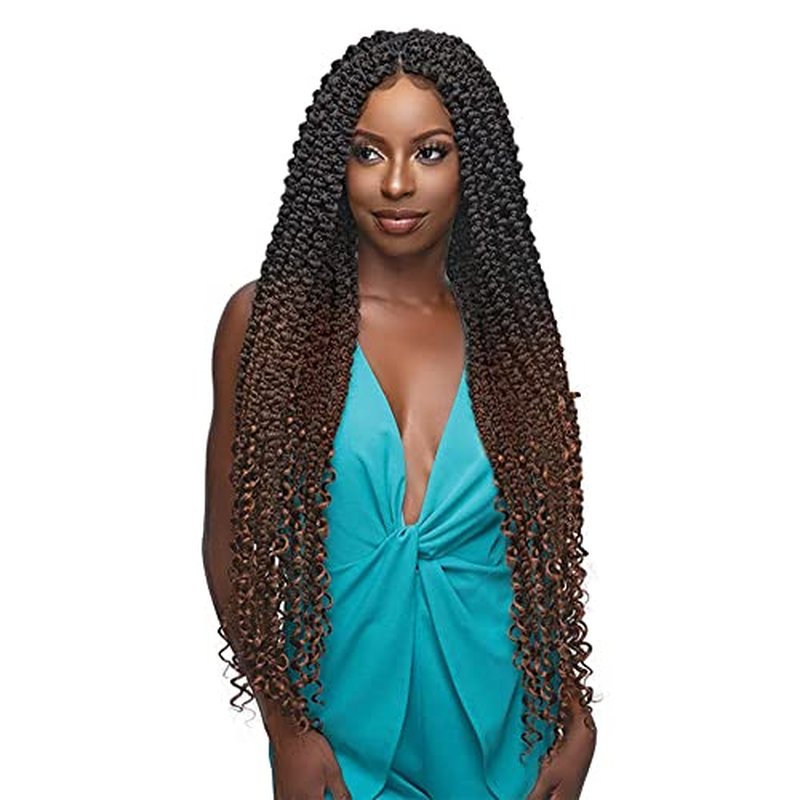 6-PACK DEALS! Janet Collection Nala Tress FLOSSI BOX Crochet Braid 30" (6-Pack, 613)
