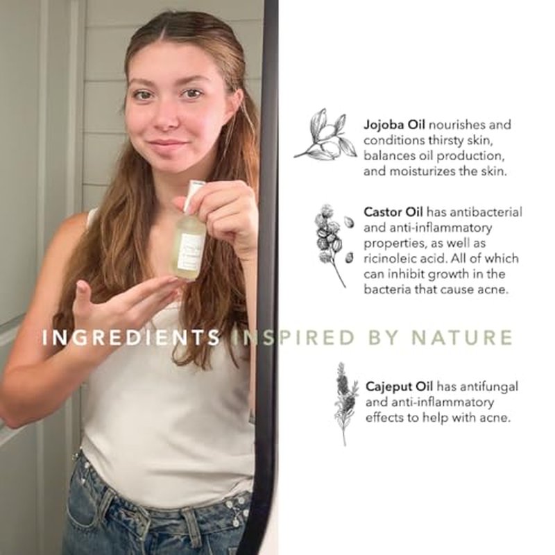 Pretty farm girl Clarifying Cleansing Oil - Clear & Soothe - For Acne Prone Skin - All Skin Types