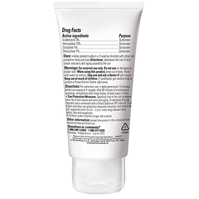 La Roche-Posay Anthelios Clear Skin Sunscreen Dry Touch SPF 60 | Oil Free Sunscreen For Face | Oil Absorbing | Broad Spectrum SPF + Antioxidants | Non-Greasy | Oxybenzone Free | Travel Size Sunscreen