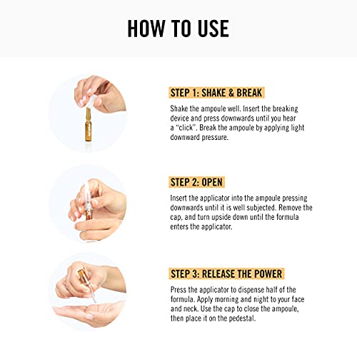 laCabine 5x Pure Hyaluronic Ampoule Serum for an anti-aging plumping effect with 5 Types of Hyaluronic Acid and Ceramides