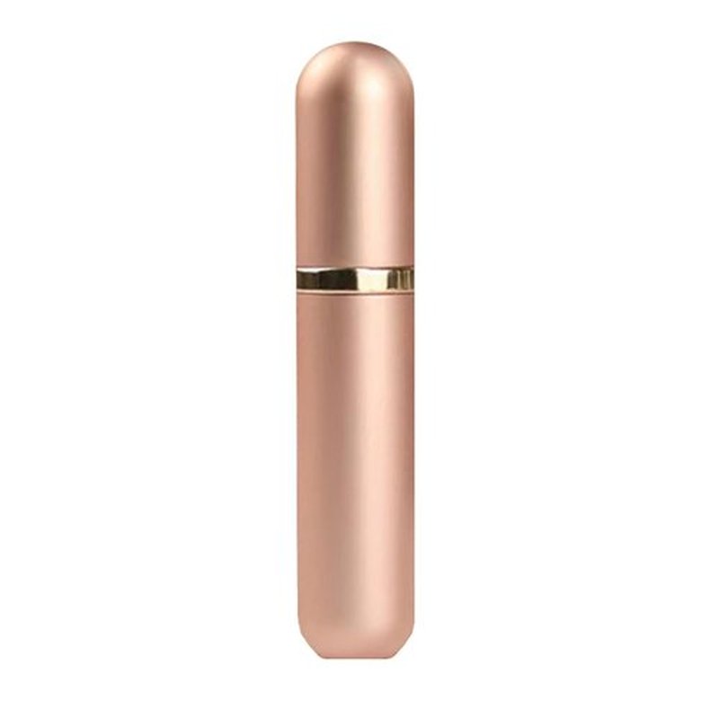 ANTOKX Travel Perfume Bottle Refillable Atomizer, 5ML Perfume Atomiser, Pocket Perfume Dispenser Leakproof Portable Perfume Sprayer (Rose Gold)