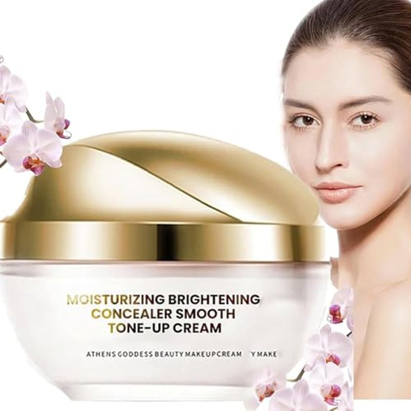Moisturizing Brightening Tone-Up Concealer Cream, Ownawant Crema De Maquillaje, Skin Brightening & Moisturizing Concealer Cream (1pc)