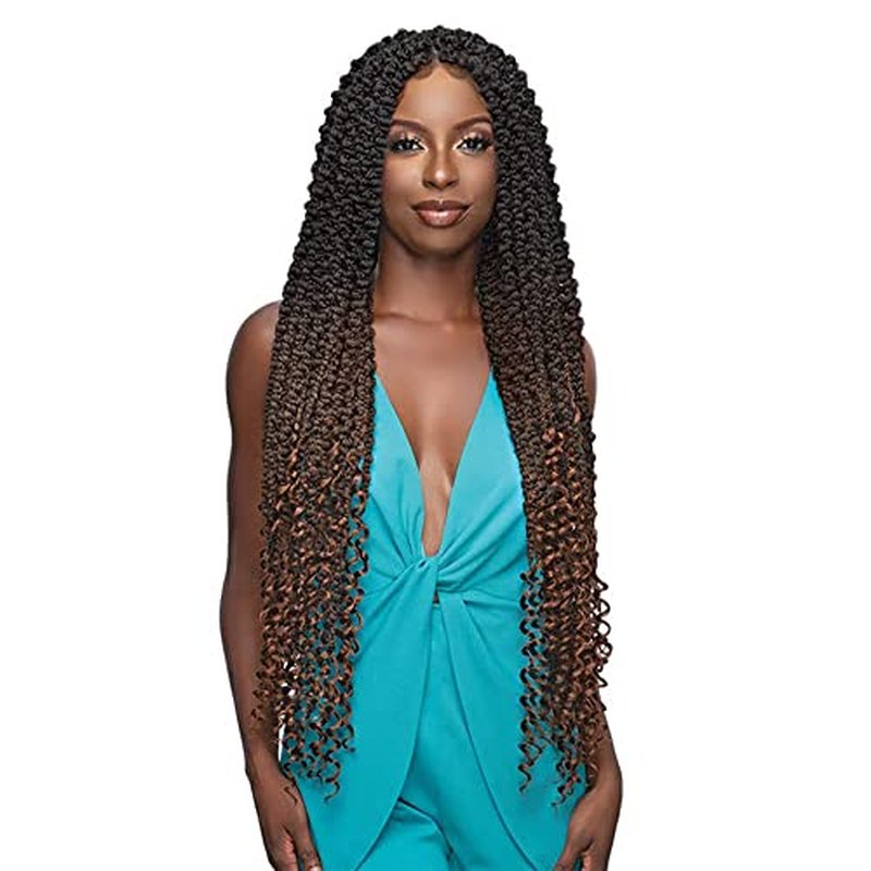 6-PACK DEALS! Janet Collection Nala Tress FLOSSI BOX Crochet Braid 30" (6-Pack, 613)
