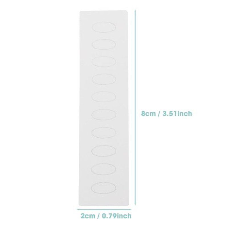 Be In Your Mind 100Pcs Nail Cuticle Pusher Sandpaper Self-adhesive Oval Sandpaper Nail Dead Skin Remover Nail Pre Polishing Tool for Manicure Pedicure (180 Grit)