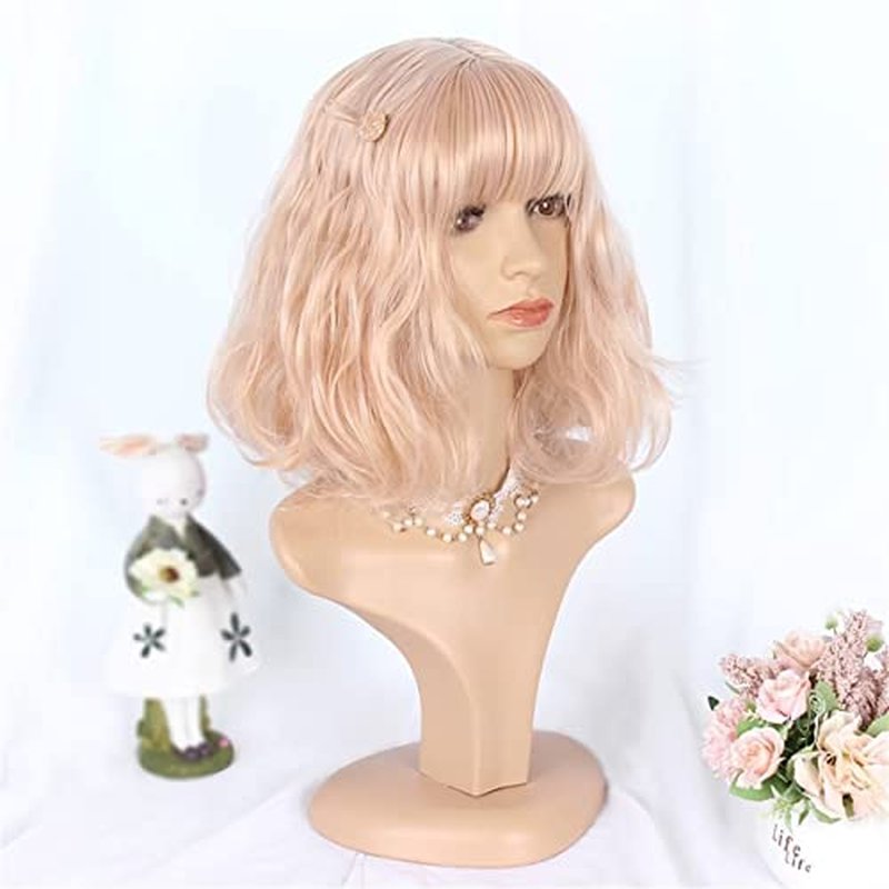 NiceLisa 100cm Blonde Long Straight Yaki Straight Hazbin Hotel Charlie Morningstar Women's Cosplay Costume Wig