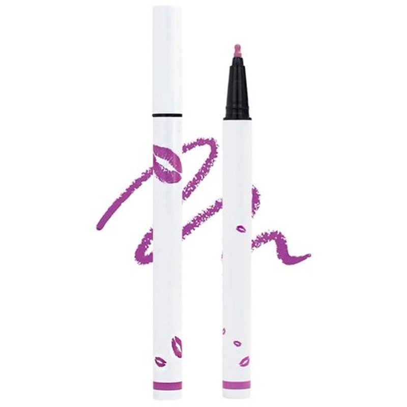 JUDUNA Longwear Liquid Lip Liner, 2024 New 2-in-1 Liquid Lipstick Pen Lip Liner Pencil, Waterproof Quick-Drying Long-Lasting Matte Liquid Lipstick (Color#08, 0.6 ML)