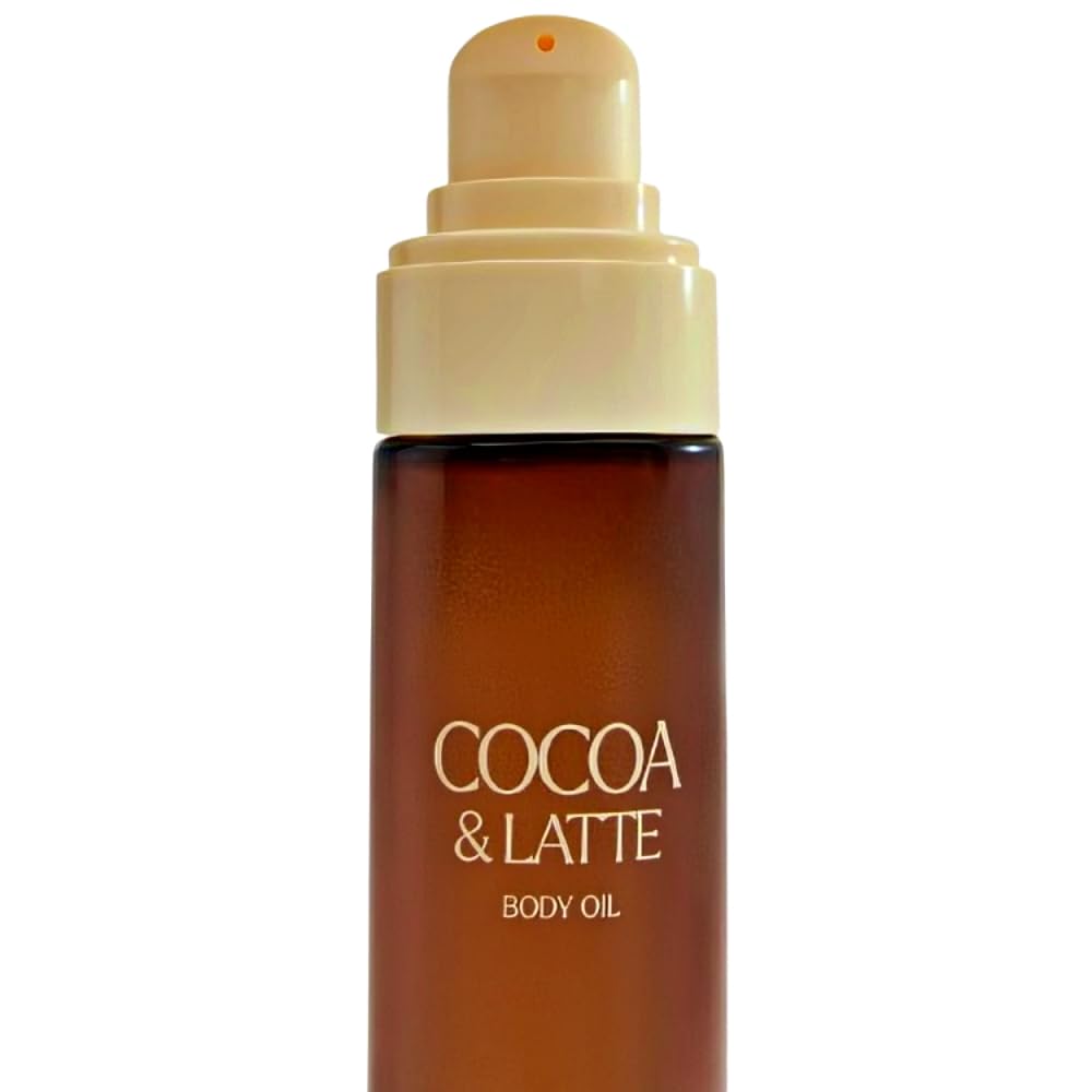 Zara Cocoa & Latte Body Oil for Women Sweet Creamy Chocolate Vanilla and Suede Scent 50ml (1.7 fl. oz.)