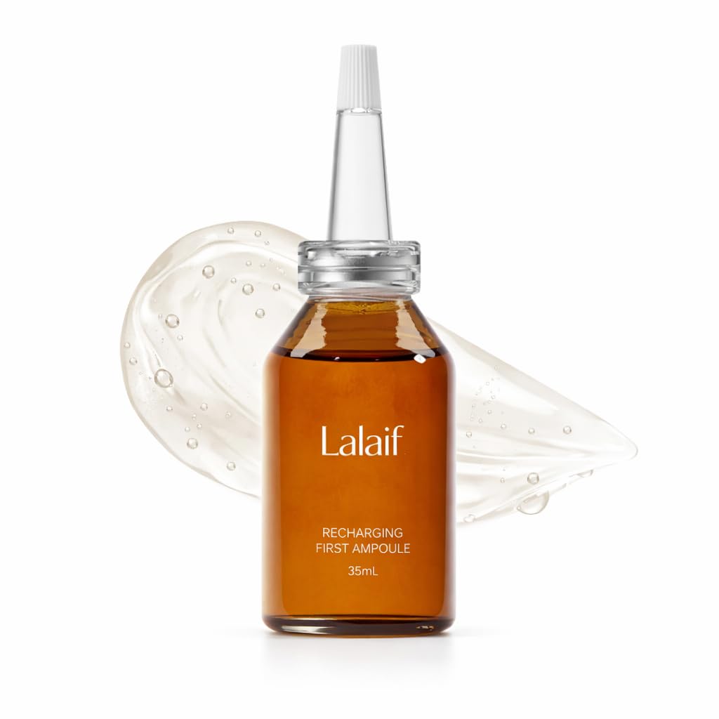LALAIF Deep Hydration Ampoule, Fast Absorbing Collagen & Hyaluronic Acid Serum for Dry & Dehydrated Skin, Korean Skin Recovery Formula