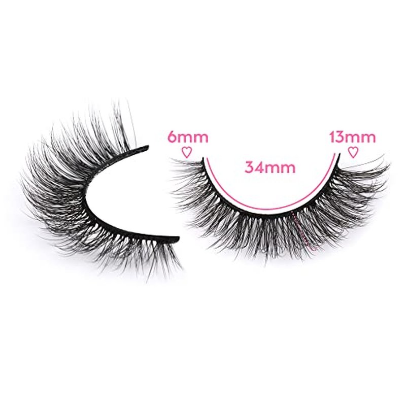Newcally Lashes False Eyelashes Natural Fluffy Light Volume Faux Mink Lashes 14 Pairs Pack