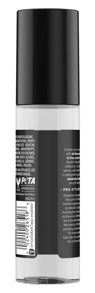 Keratin Smooth Shine Serum by TRESemme - 3.3 oz (Pack of 3) for Frizz Control