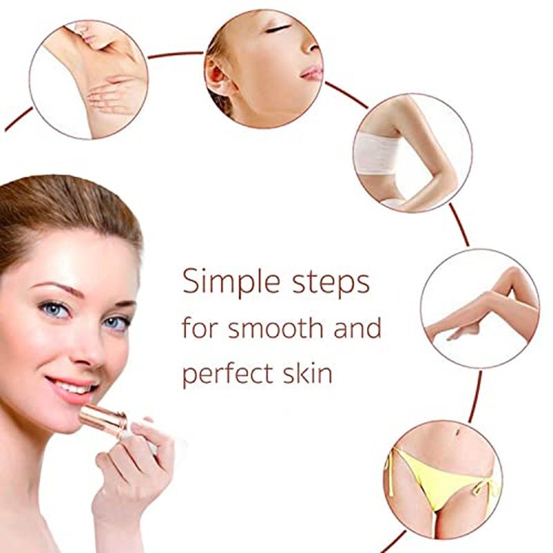 Facial Hair Remover Replacement Heads Gen 2 Double Ring Compatible with Flawless Facial Hair Removal Tool Generation 2