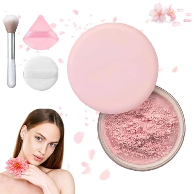 Luminance Milano Powder, Luminance Milano Setting Powder, Luminance Powder, Beauty Pink Setting Powder, Waterproof, Natural, Luminance Milano Pink Setting Powder, For All Skin Tones (A, 1)