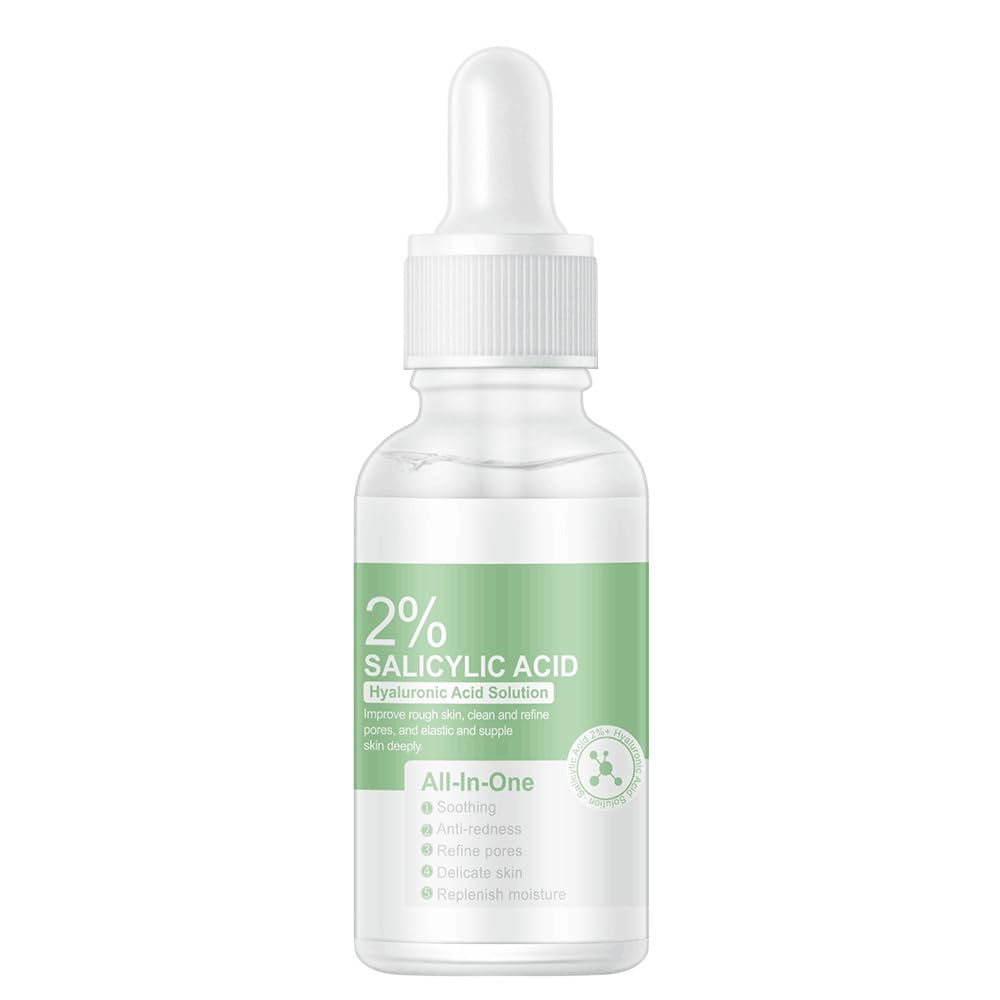 Salicylic Acid Solution (30 mL), Salicylic Acid 2% Solution, Gentle Exfoliating Serum for Smoother & Clearer Skin, Daily Use Facial Serum (1.05 fl oz)