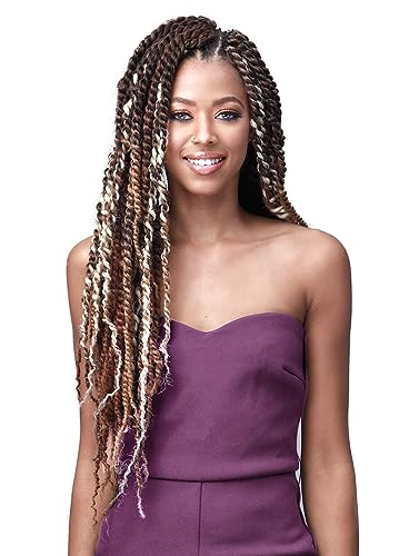 Bobbi Boss Loc and Twist Feather Tip Braid 3X JAMAICA BRAID 24" (1 Pack, 1)
