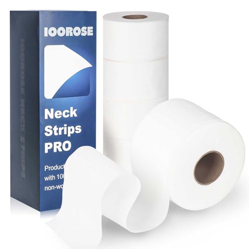 IOOROSE Pro 5 Rolls Neck Strips Hair Cutting Tool For Barber Shop Supplies Barber Accessories Neck Paper