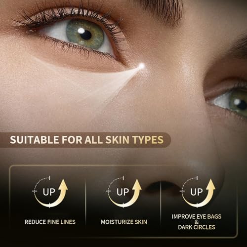 Eye Repair Stick for Men, Reduces Under Eye Dark Circles & Eyebags, Eyes Cooling Stick Hydrates and Depuffing 0.34 Fl.Oz (1)