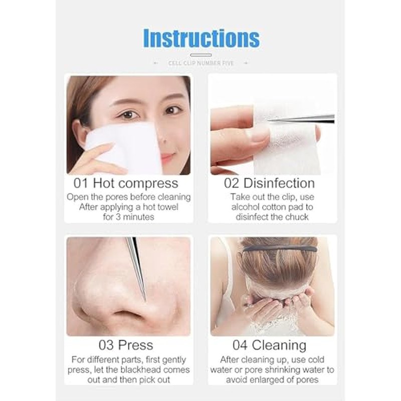 Usiveinborn Blackhead Remover, Usiveinborn Tweezers, Usiveinborn Blackhead Remover, Professional Facial Blackhead Remover Tweezers