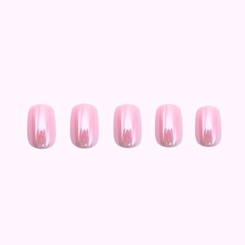 Perfect Petal - Lopotichat Press On Nails | Baby Pink Press on Nails | Reusable Fake Nails with Glue for Perfect Spring Nails | Achieve Effortless Style Like Acrylic Nails | 30pcs 15sizes Gel Nail Kit