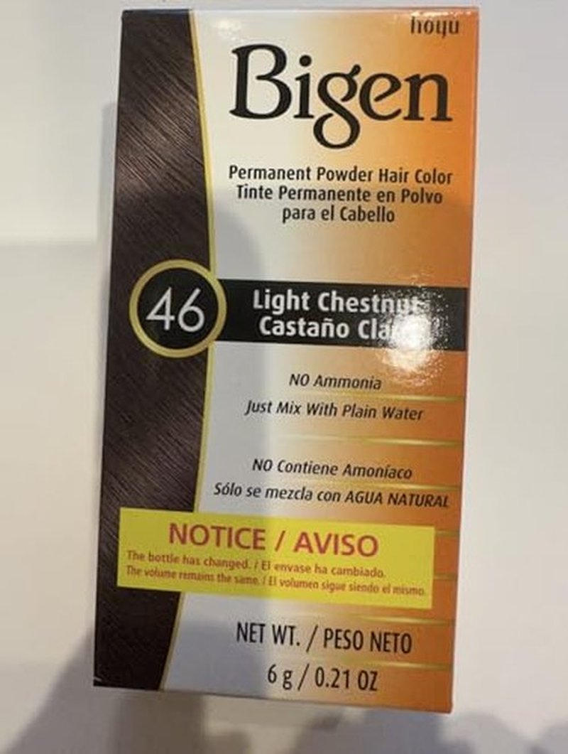 Bigen Powder Hair Color #58 Black Brown 0.21oz (2 Pack)