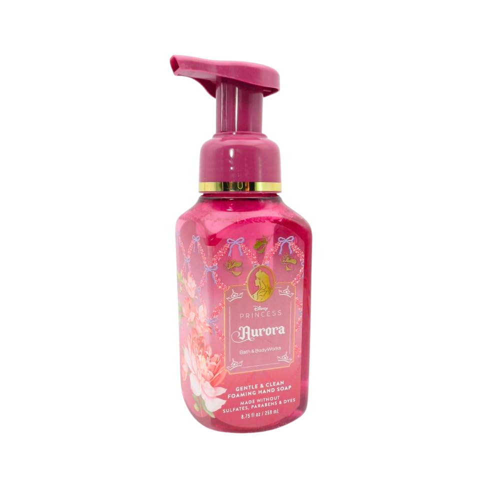 Bath & Body Works Gentle & Clean Foaming Hand Soap – PRINCESS COLLECTION – 3pc bundle 8.75 fl oz each (Rapunzel, Aurora, Snow White)