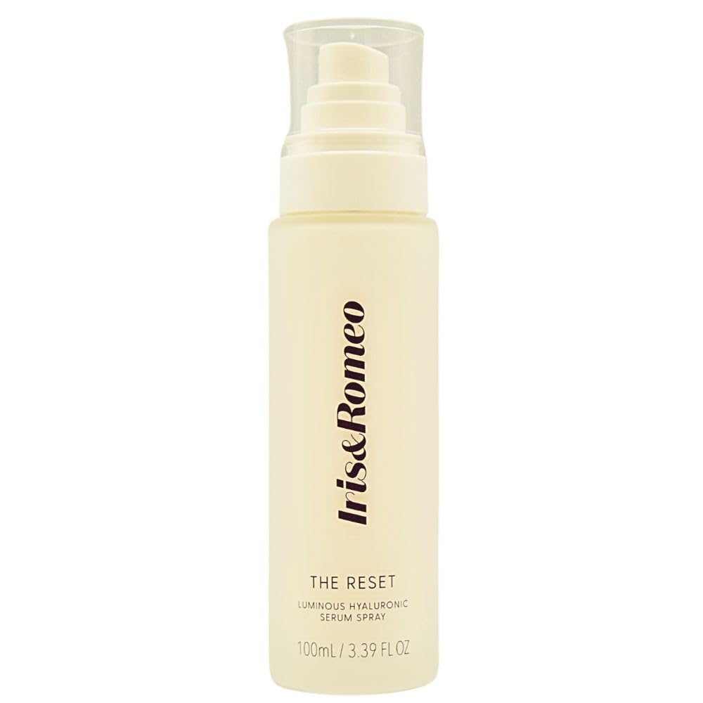 Iris & Romeo The Reset 3-in-1 Face Mist – Hydrating Serum Spray with Hyaluronic Acid & Niacinamide, 3.39 oz