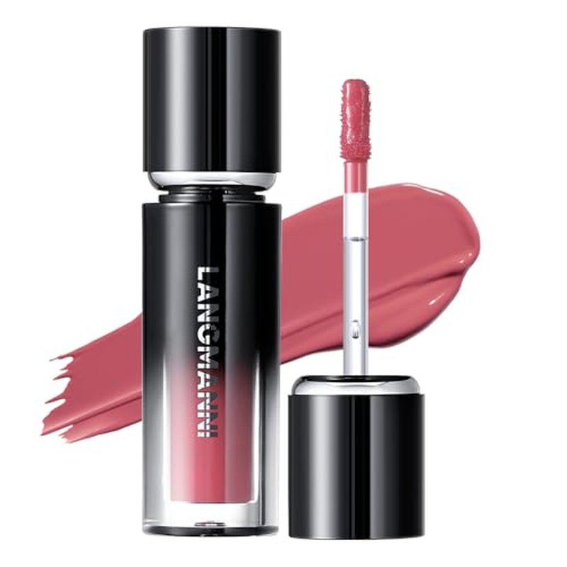 LANGMANNI Lip Oil Tint | Hydrating & Long-Lasting Lip Stain | Moisturizing And High Gloss Makeup,Non-Sticky Lip Stain For Watery And Silky Smooth Lips(#5+#6)