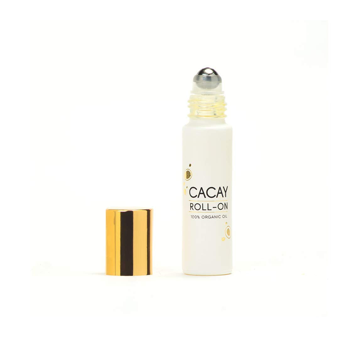 Cacay Pure Roll On: Natural Cacay Oil for Skin Care & Hair Care| Body & Vitamin E Oil | Organic Retinol Facial Serum | Nail Growth | Stretch Mark & Massage Oil (0.33 Fl Oz)