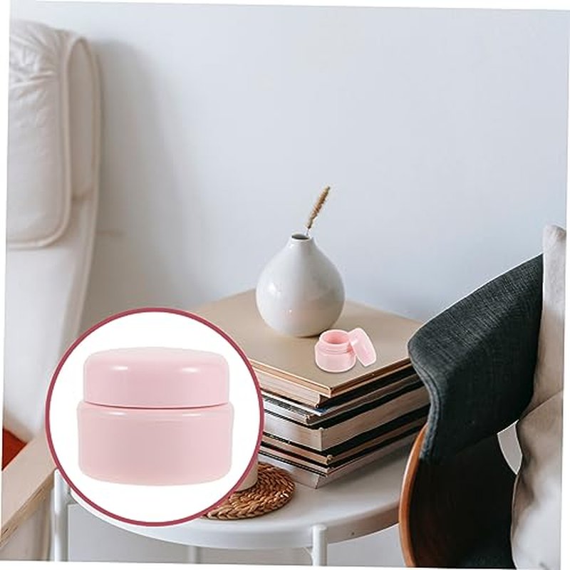 OHPHCALL 3sets Cream Box Body Blender Case Make up Sponge Holder Nail Polish Remover Creams Dispenser Containers with Lids Refillable Makeup Containers Pots Face Small Makeup Bag 12pcs*3