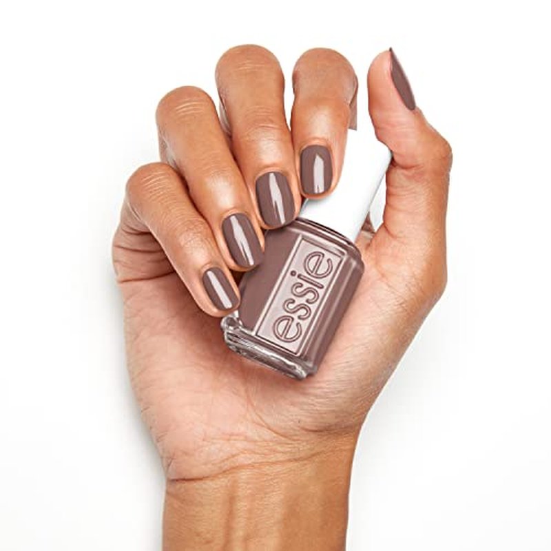essie nail polish, Crochet Away, Handmade With Love collection, gray brown, 8-free vegan, 0.46 fl oz (Pack of 3)