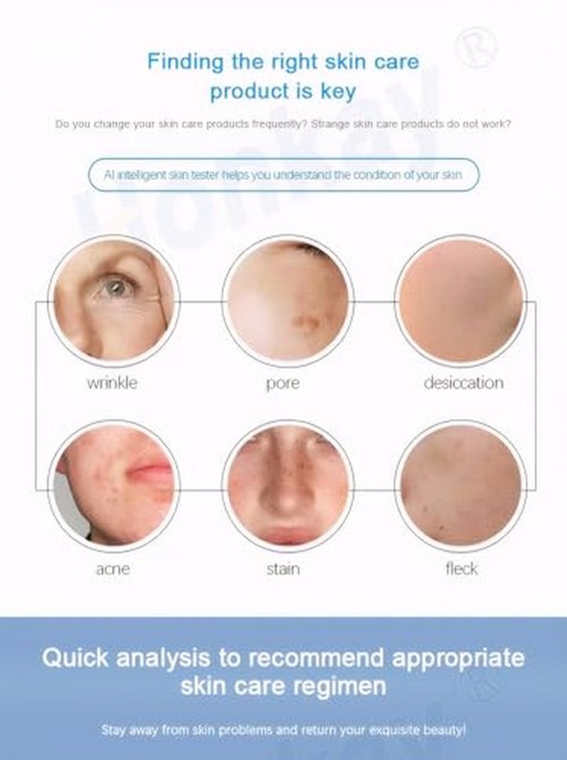 Professional Skin Analyzer Machine - Cobbawe Facial Skin Detection & Analysis for Healthy Skin Care （MK-W-13.3）