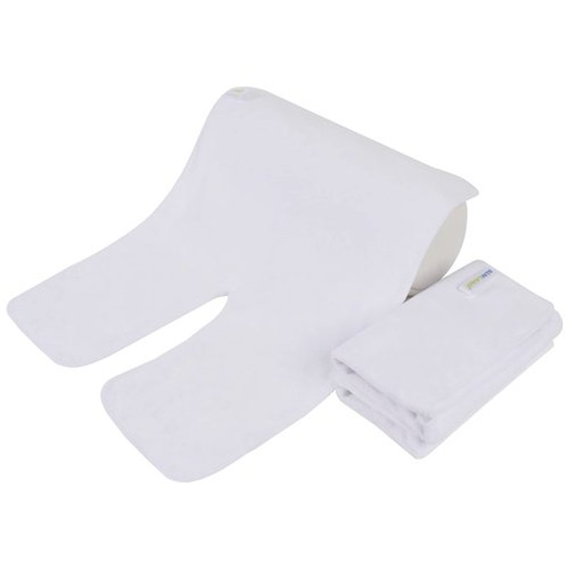 SINLAND Microfiber Esthetician Towels for Facials Mask Removing Face Wrap Soft Facial Cloth with Split Design Spa Towels for Facial Steam Massage and Cleansing