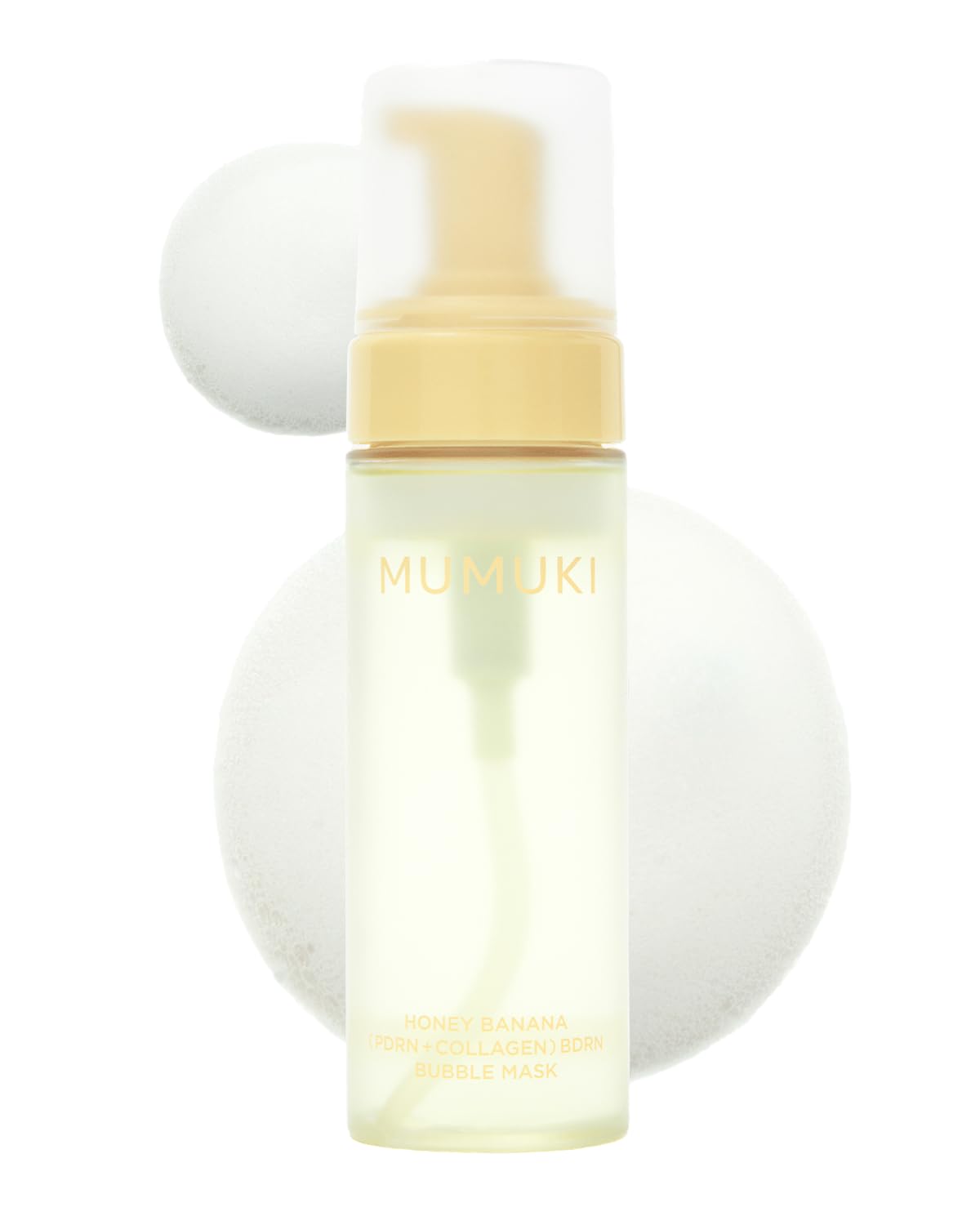 MUMUKI Honey Banana BDRN Bubble Mask | Hydrating & Exfoliating Skin Booster Toner with Plant PDRN, Panthenol & Hyaluronic Acid | Korean Skincare, 5.07 fl oz