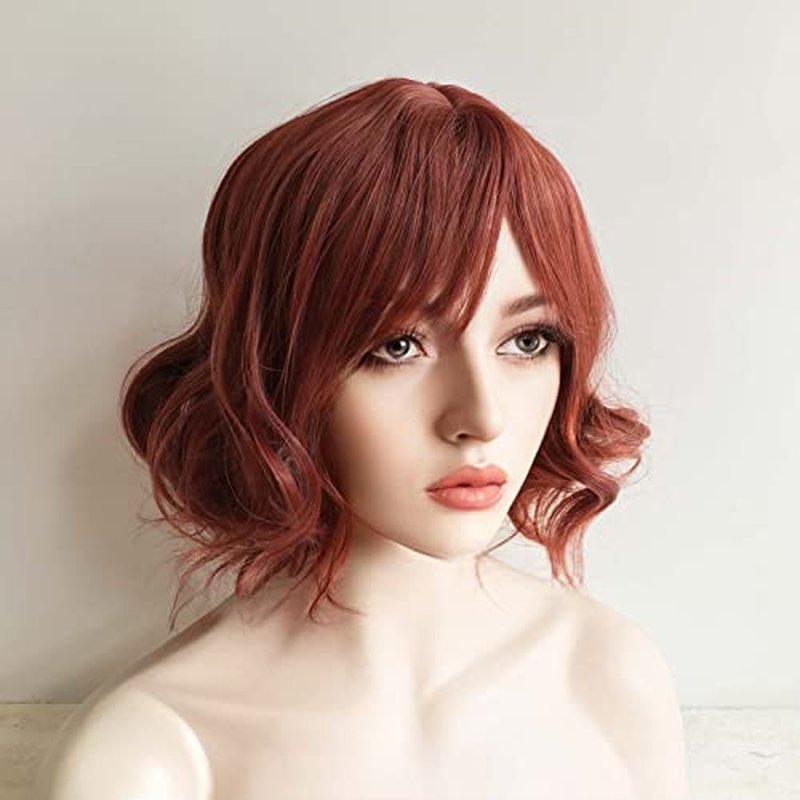 nevermindyrhead Natural Black Long Straight Fringe Bangs, Heat Resistance Synthetic Wigs for Women 24 Inch