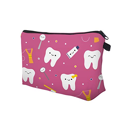 MRSP Cosmetic Bag Makeup bags for women,Small makeup pouch Travel bags for toiletries waterproof (Stitch 02)