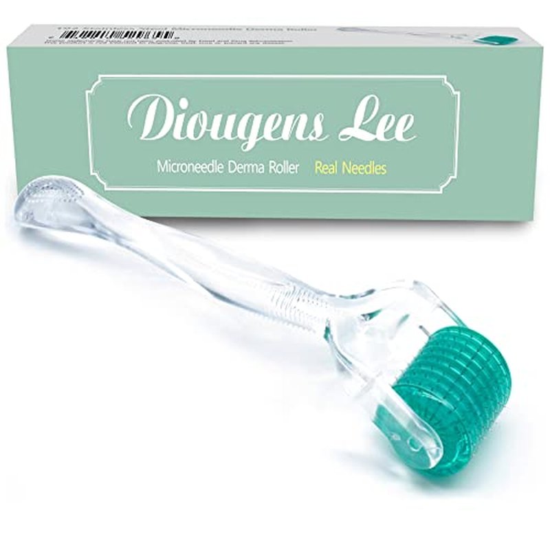 Derma Roller Stainless Steel - Microderma Roller - Microneedle Roller with Case-Personal Use Microneedling Roller -192 Micro Needle Dermal Roller
