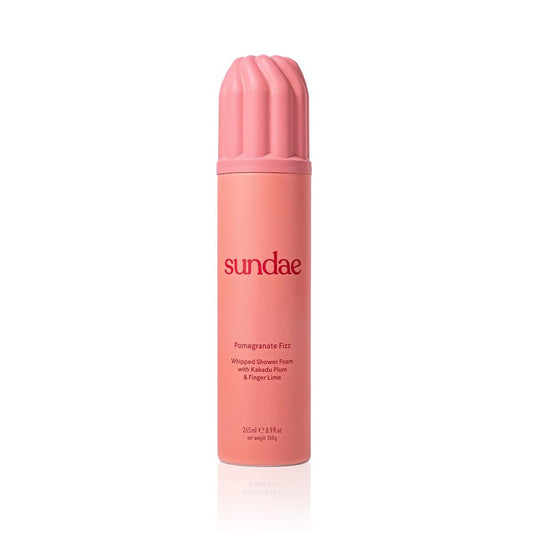 sundae Whipped Shower Foam Pomegranate Fizz Foaming Body Wash with Kakadu Plum & Finger Lime 8.9 fl oz, 265ml