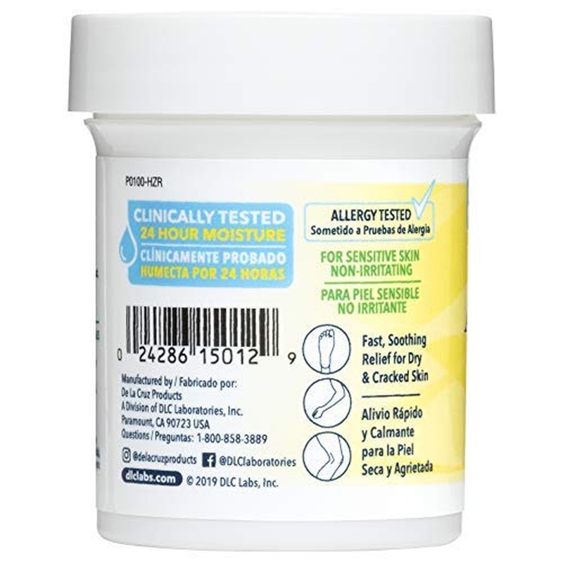 De La Cruz Arnica Salve, Foot Cream for Dry and Cracked Feet and Moisturizing Hand Salve for Dry Hands, 24 Hour Moisture for Dry and Rough Skin - (2 Ounces - 4 Jars)