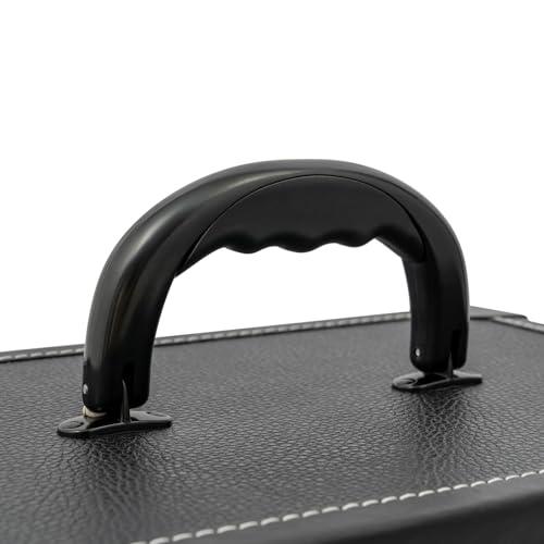 Rolling Makeup Train Case With Drawers,Professional Aluminum Makeup Suitcase With Universal Wheels And Lock,Multifunctional Rolling Makeup Organizer,Suitable For Makeup Artist,Etc (Black)