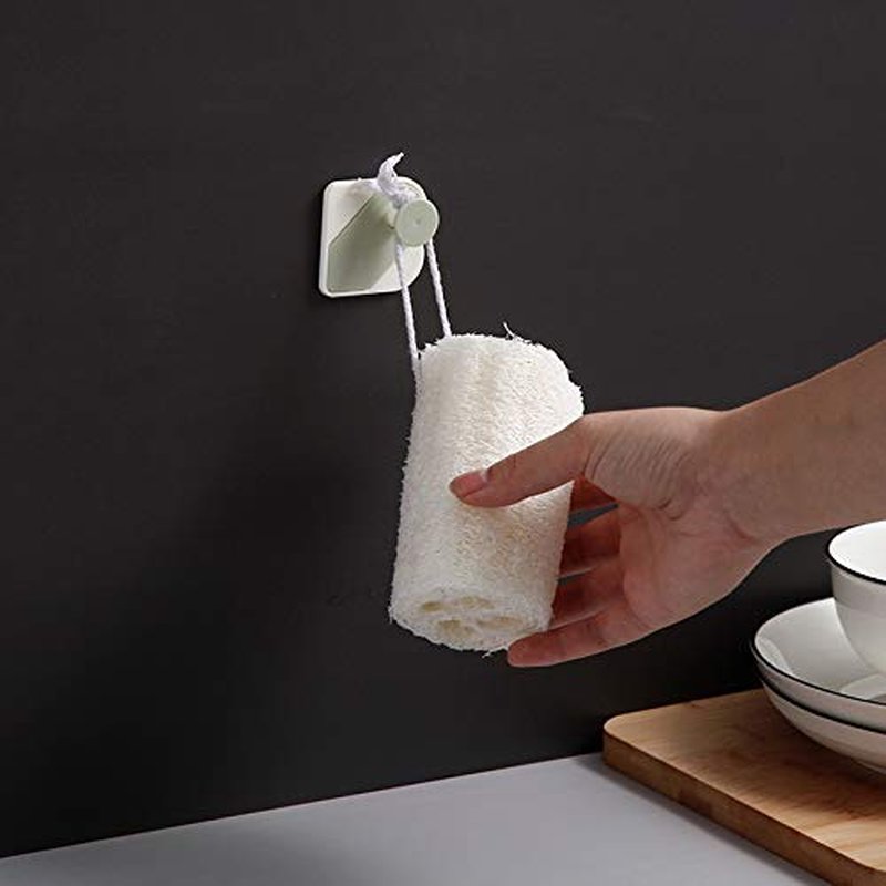 pisdoplop 5" Natural Loofah Exfoliating Body Sponge Scrubber for Skin Care in Bath Spa Shower Pack of 4